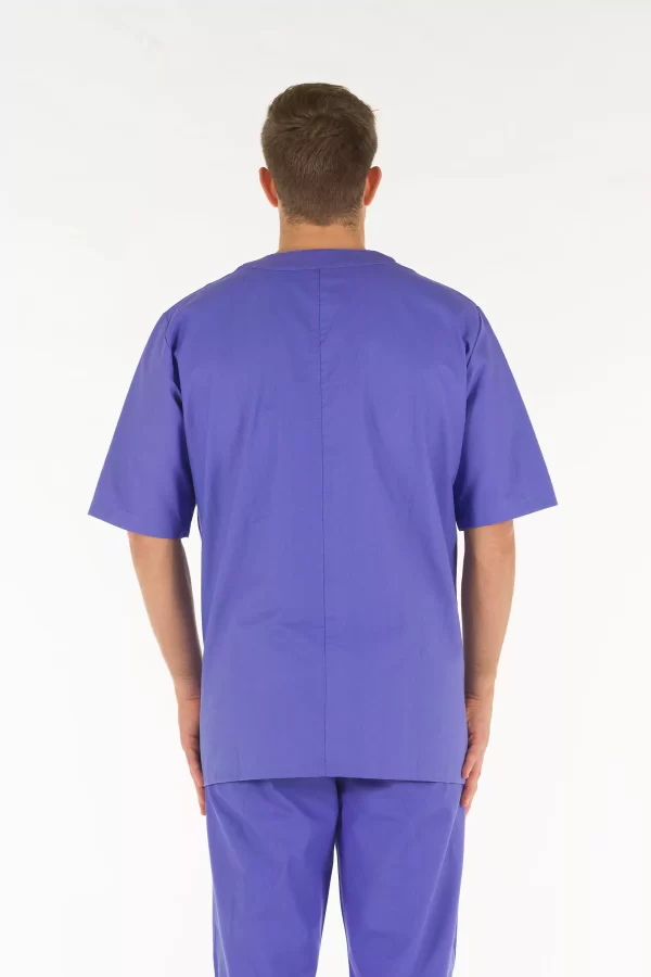 UNISEX ‘V’ Blue Tunic - Image 5