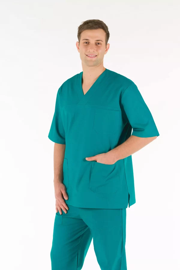 UNISEX ‘V’ Tunic Green - Image 7