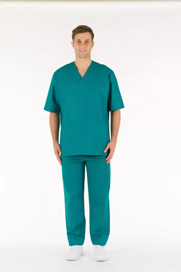 UNISEX ‘V’ Tunic Green - Image 2