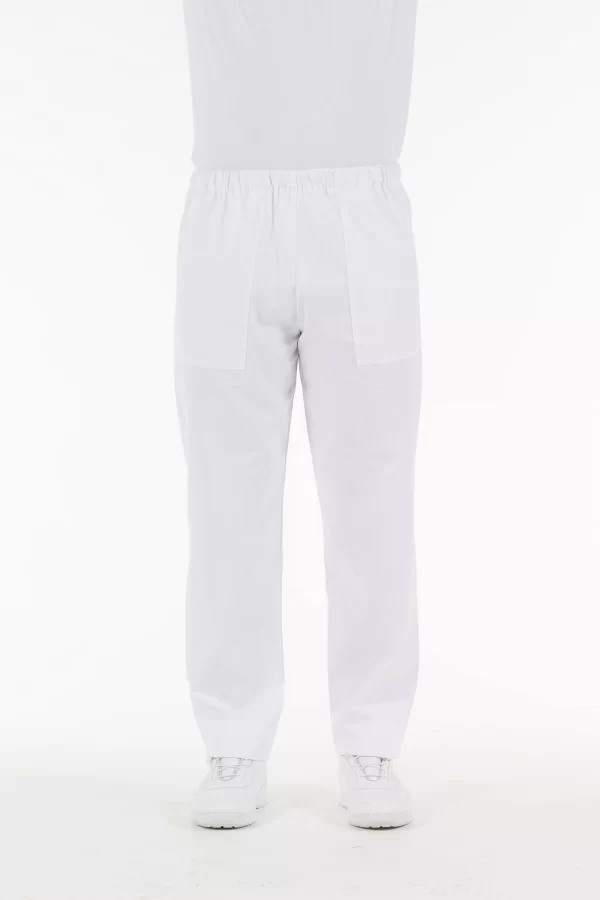 Pantalone UNISEX in 100% cotone Bianco - immagine 4