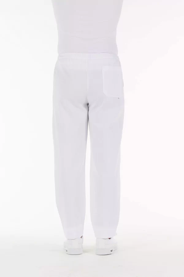 Pantalone UNISEX in 100% cotone Bianco - immagine 6