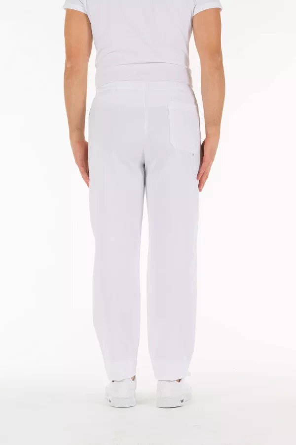 Pantalone UNISEX in 100% cotone Bianco - immagine 5